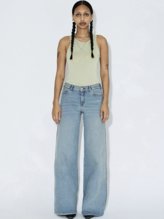 Dr Denim Zila Mid Wide Jean