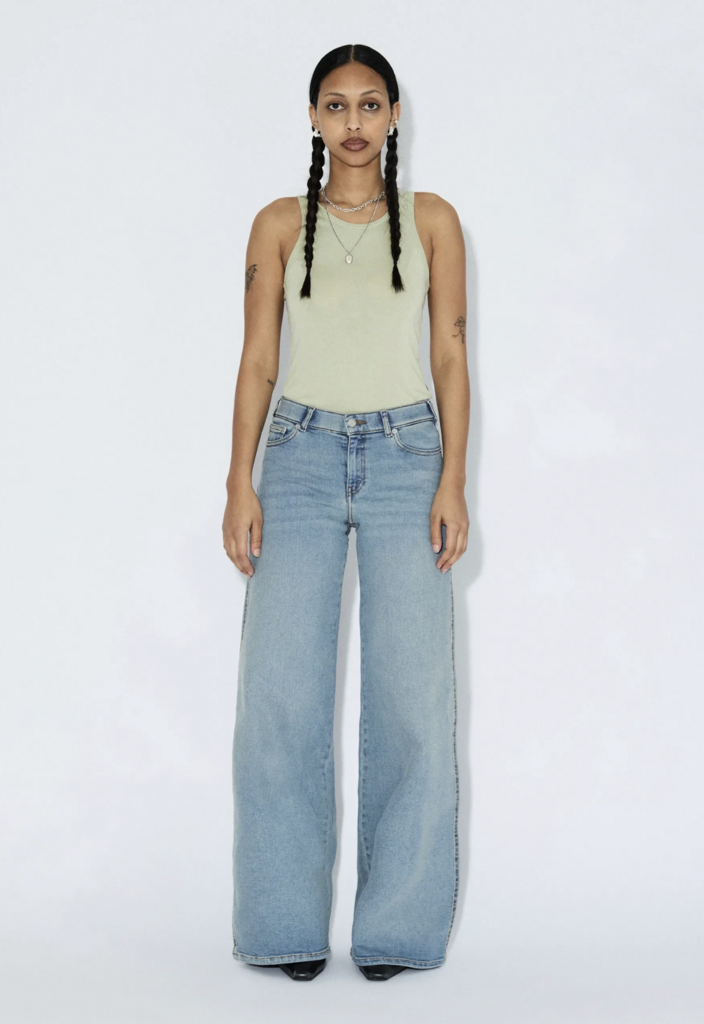 Dr Denim Zila Mid Wide Jean