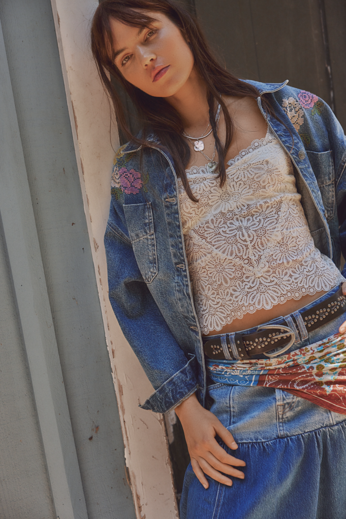 Free People Love and Lace Cami