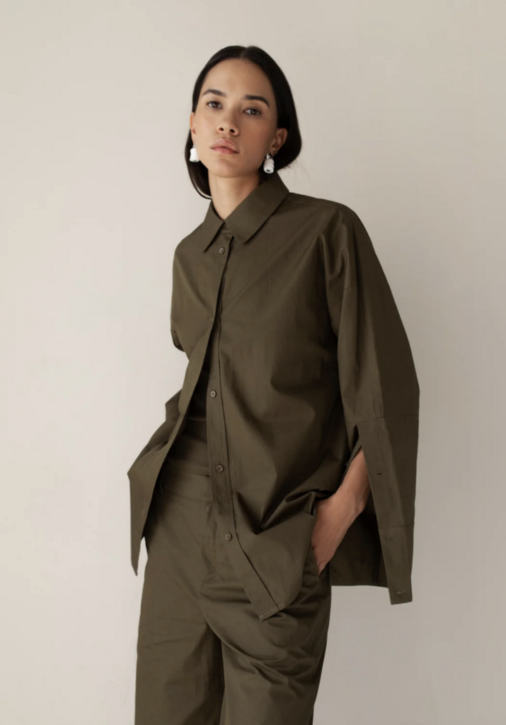 Paper Label Tanzi Placket Shirt