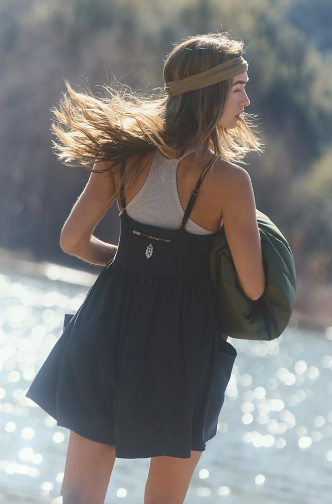 Free People Hot Shot Strappy Romper