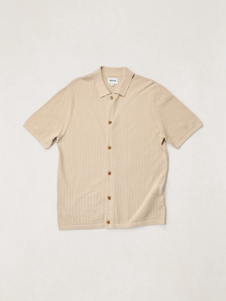Rhythm Textured Knit Short Sleeve Shirt
