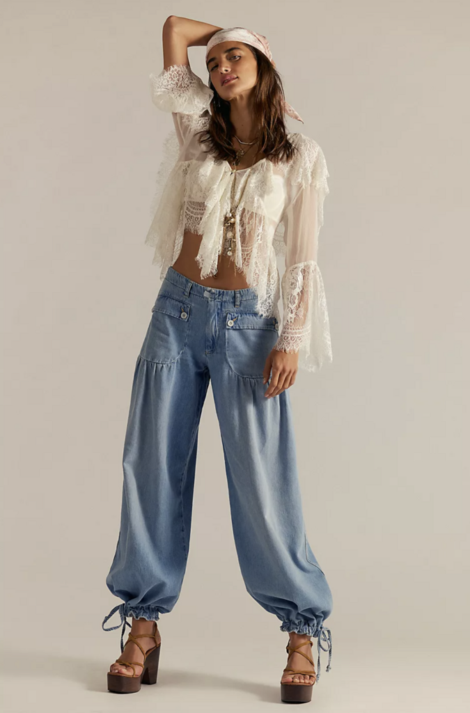 Free People Lotus Balloon Jean