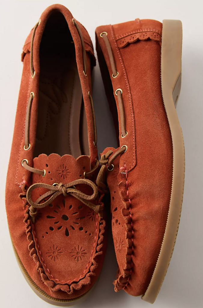 Free People Lagoon Cut Out Boat Shoe