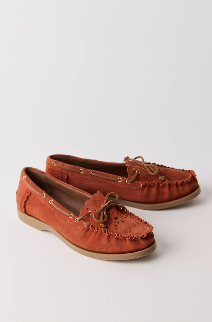 Free People Lagoon Cut Out Boat Shoe