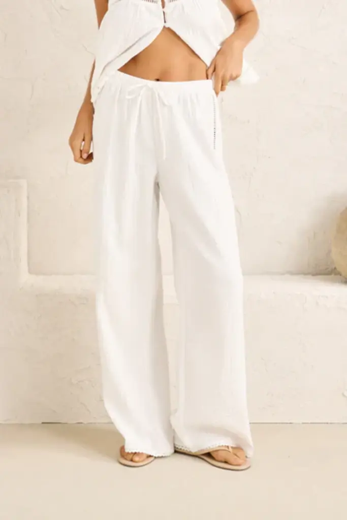 Rhythm Macy Scallop Pant