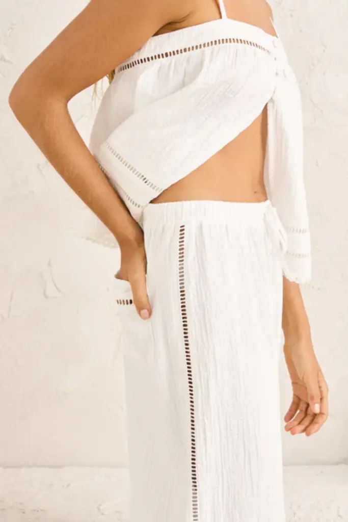 Rhythm Macy Scallop Pant