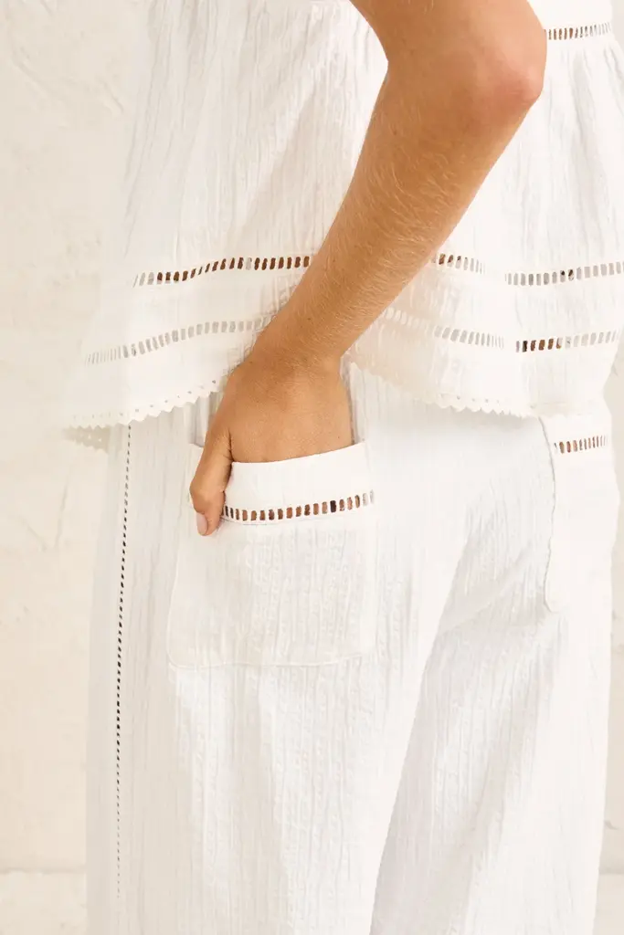 Rhythm Macy Scallop Pant