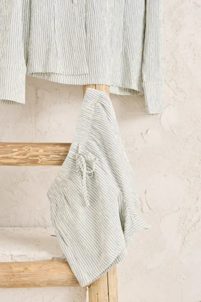 Rhythm Driftwood Stripe Overswim Short