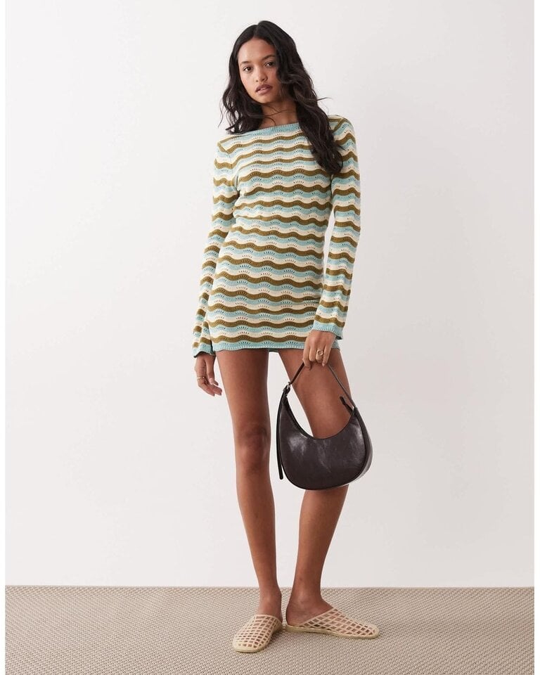 Rhythm Whispering Tides Knit Mini