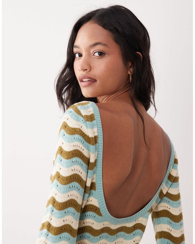 Rhythm Whispering Tides Knit Mini