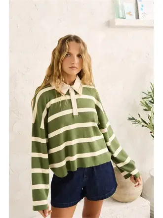 Rhythm Rugby Polo Knit