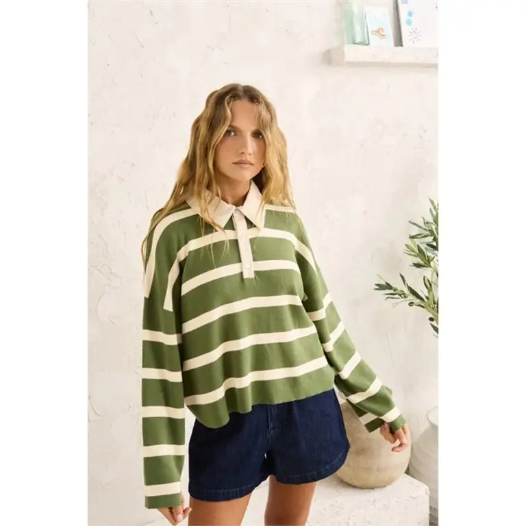 Rhythm Rugby Polo Knit