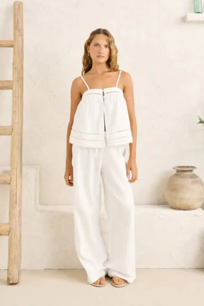 Rhythm Macy Scallop Top