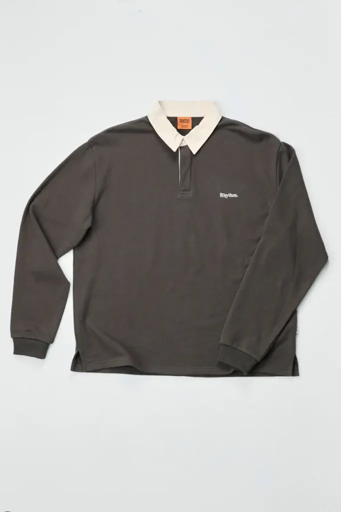 Rhythm Koa Vintage Rugby LS Polo