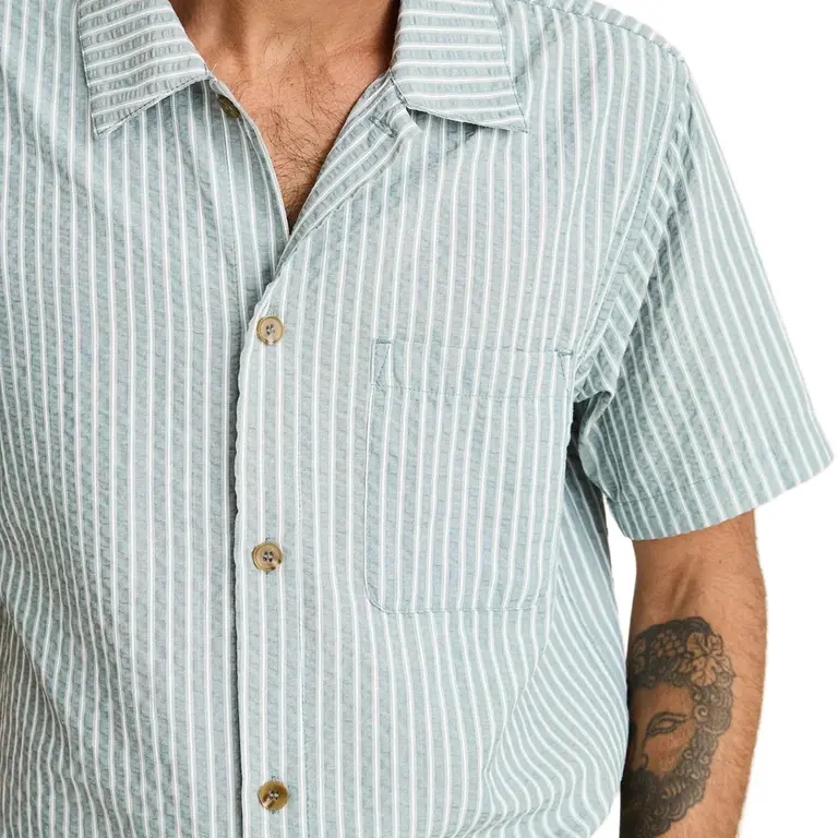 Rhythm Seersucker Stripe SS Shirt