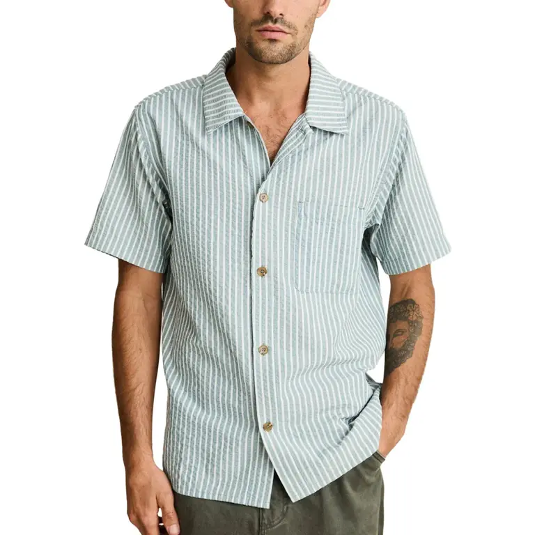 Rhythm Seersucker Stripe SS Shirt