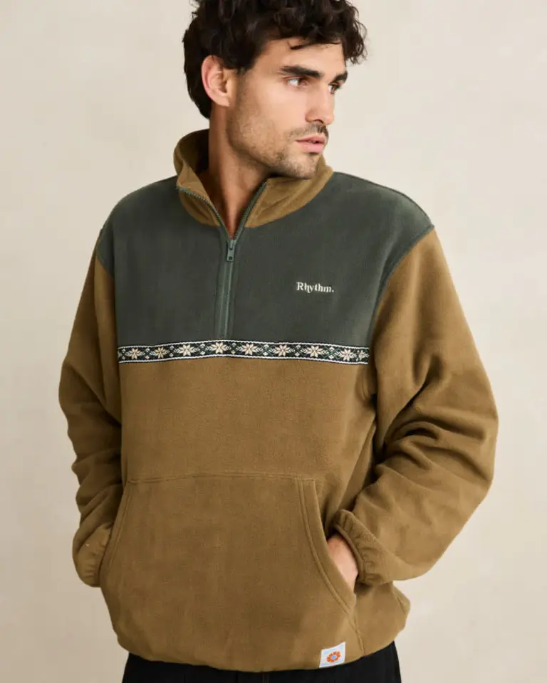 Rhythm Alder Half Zip Pullover