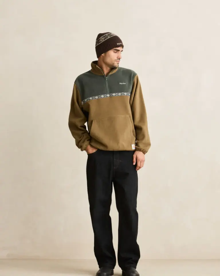 Rhythm Alder Half Zip Pullover