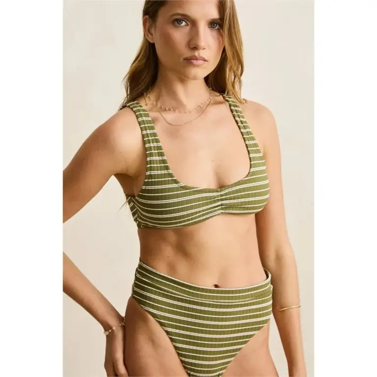 Rhythm Vista Stripe Crop Top
