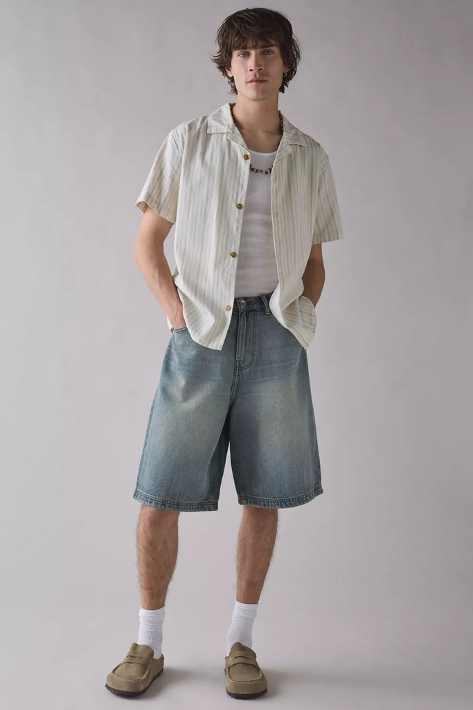 Rhythm Vacation Stripe Short Sleeve Shirt