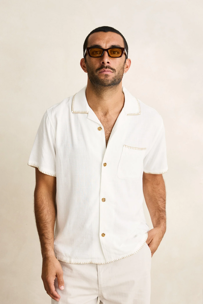 Rhythm Relaxed Whip Stitch Short Sleeve Shirt