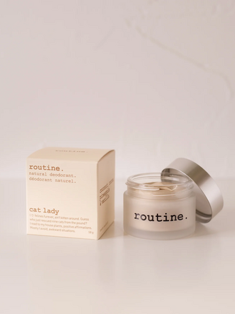 routine. Cat Lady (vegan) - Natural Deodorant 58g