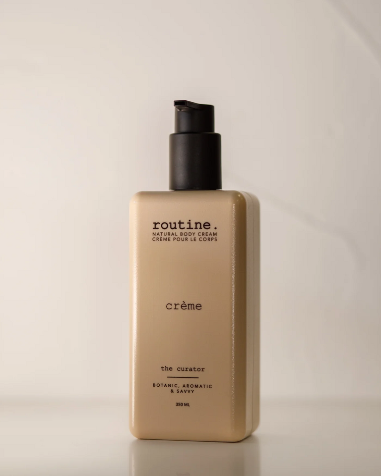 routine. The Curator 350ml Natural Body Cream