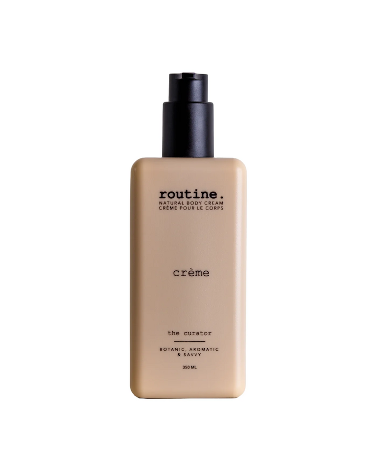 routine. The Curator 350ml Natural Body Cream