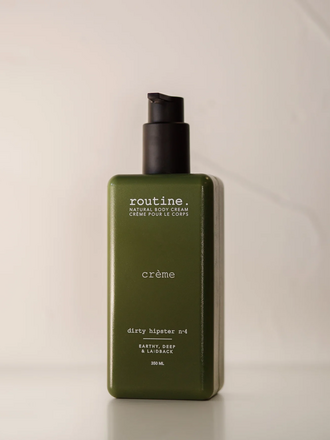 routine. Dirty Hipster Natural Body Cream - 350 ml