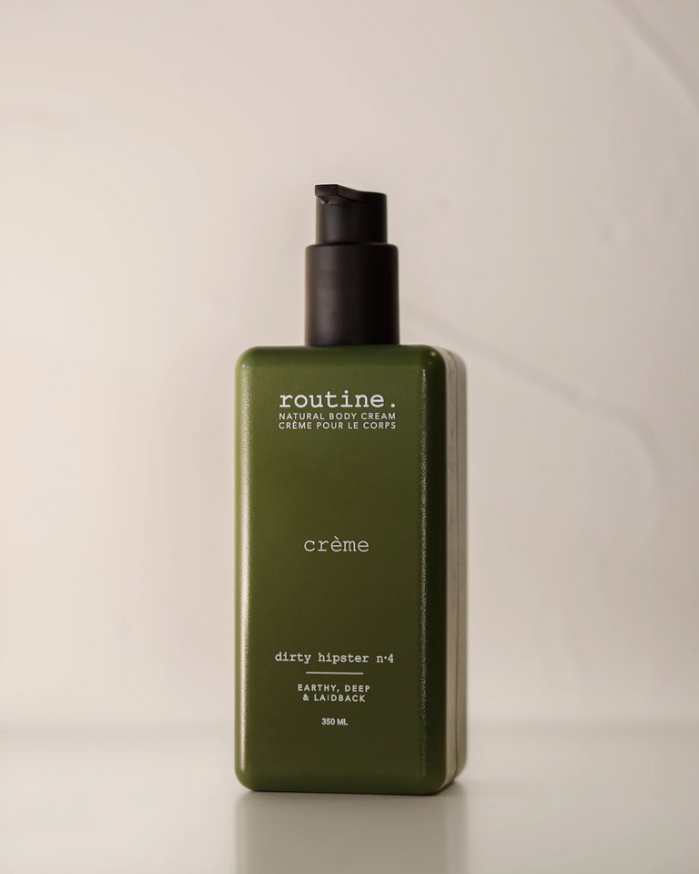 routine. Dirty Hipster Natural Body Cream - 350 ml