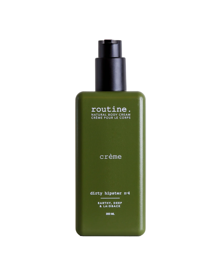 routine. Dirty Hipster Natural Body Cream - 350 ml