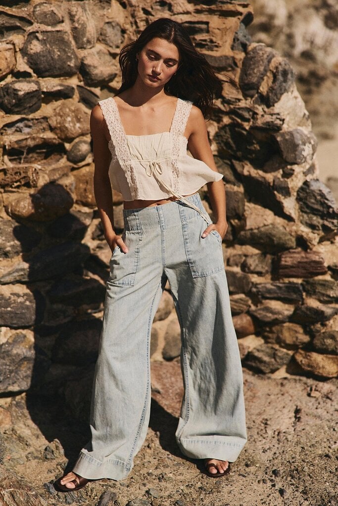 Free People Breezy Denim Pull On