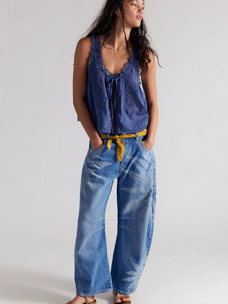 Free People Good Luck Printed Barrel