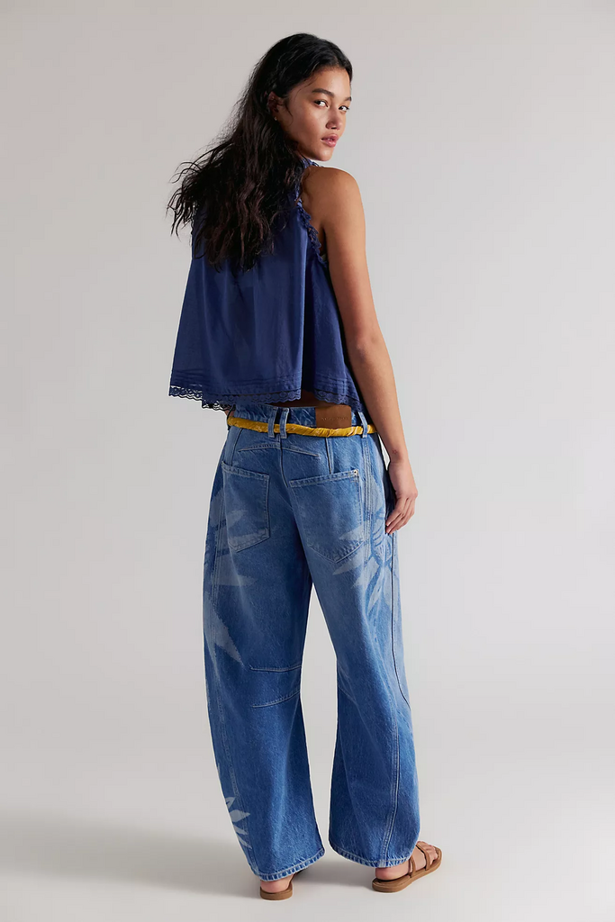 Free People Good Luck Printed Barrel
