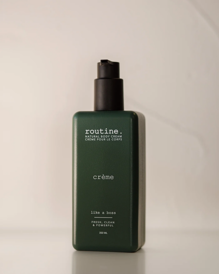 routine. Like A Boss 350ml Natural Body Cream
