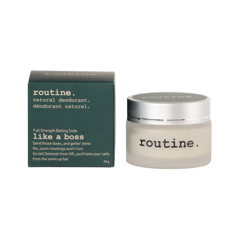 routine. Like a Boss - Natural Deodorant 58g