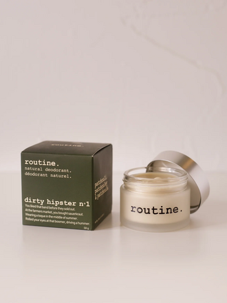 routine. Dirty Hipster - Natural Deodorant 58g