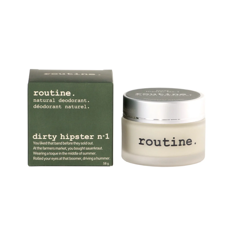 routine. Dirty Hipster - Natural Deodorant 58g