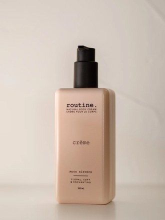routine. Moon Sisters 350ml Natural Body Cream