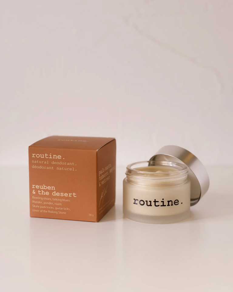 routine. Reuben & The Desert - Natural Deodorant 58g