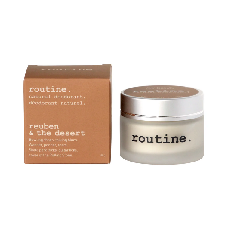 routine. Reuben & The Desert - Natural Deodorant 58g