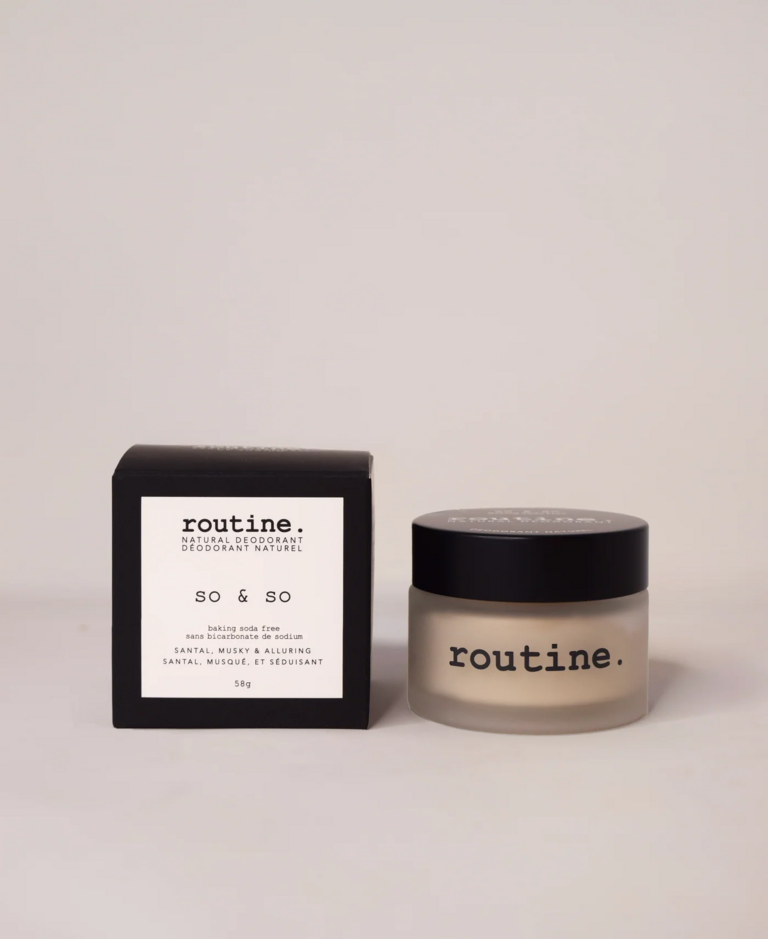 routine. So & So - BSF Deodorant - 58g