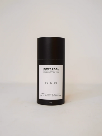 routine. So & So - BSF - 50g Deodorant