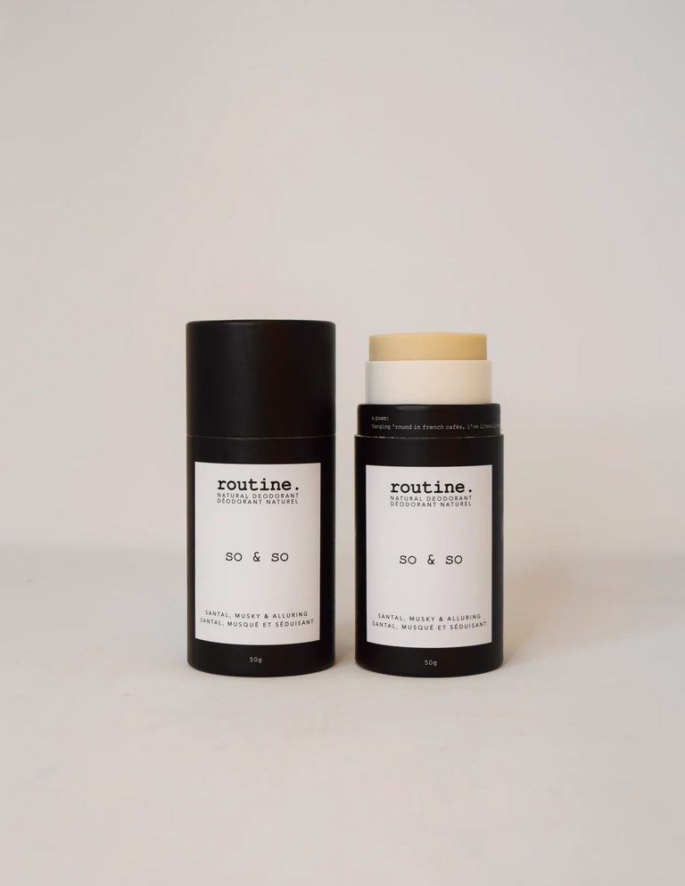 routine. So & So - BSF - 50g Deodorant