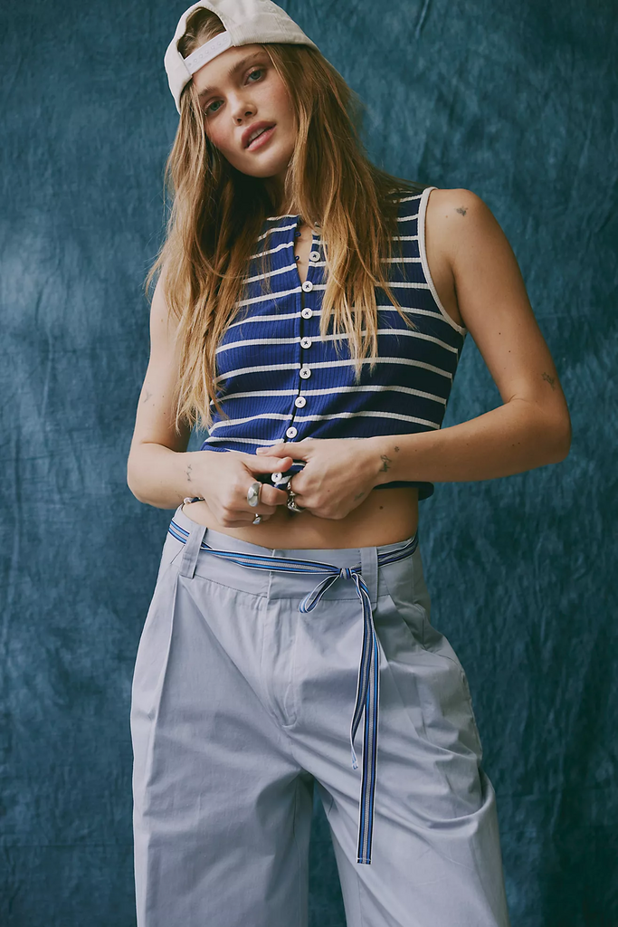 Free People Tilly Striped Vest