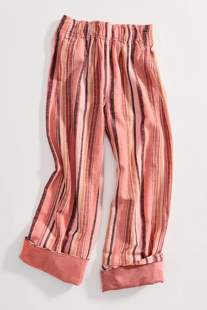 Free People Days End Solar Linen Stripe