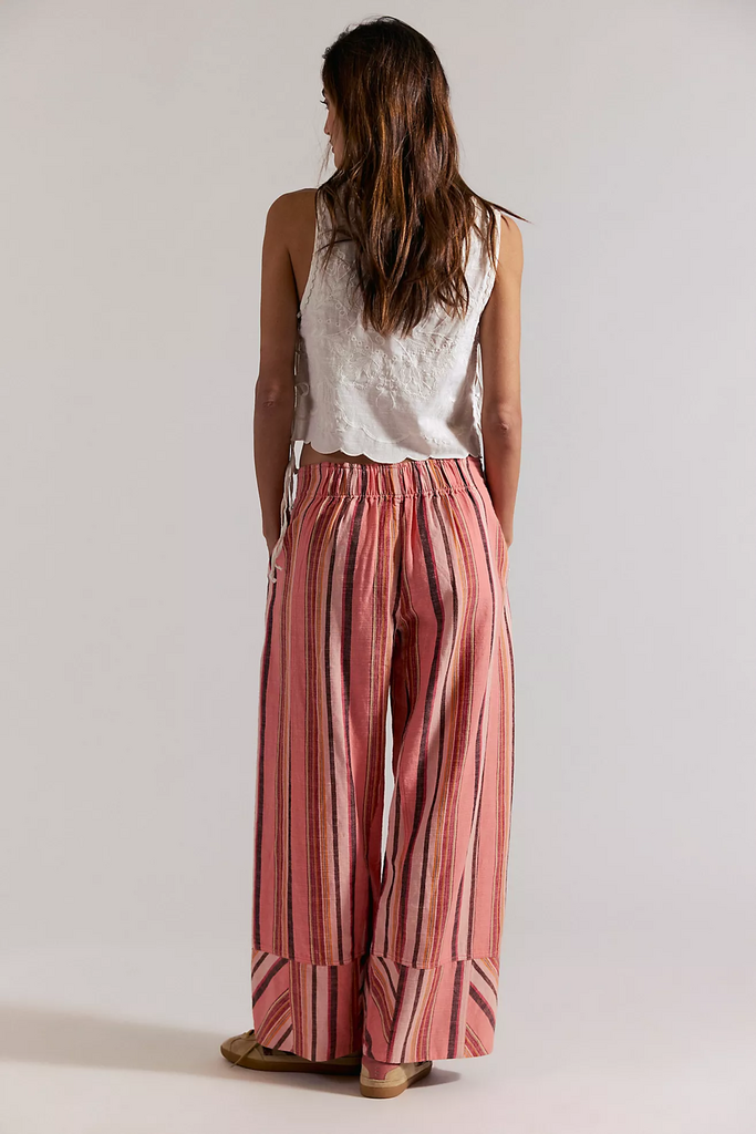 Free People Days End Solar Linen Stripe