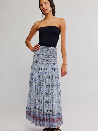 Free People Ravenna Printed Convertible Maxi Skirt
