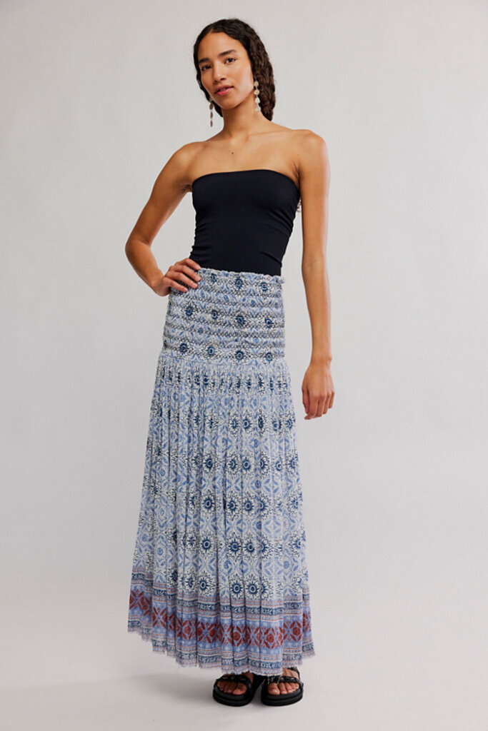 Free People Ravenna Printed Convertible Maxi Skirt